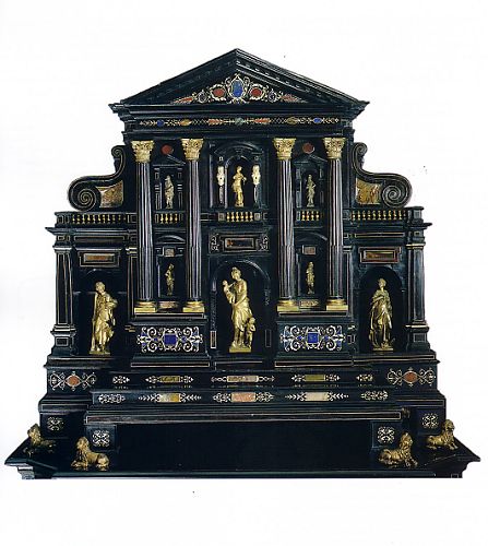 Augsburg Cabinet - c.a 1580-1600 -  - Size: 93 x 101 x 58 cm