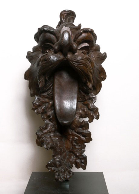 Circle of Andrea Brustolon - (1662-1737) - Grotesque Head - Wood