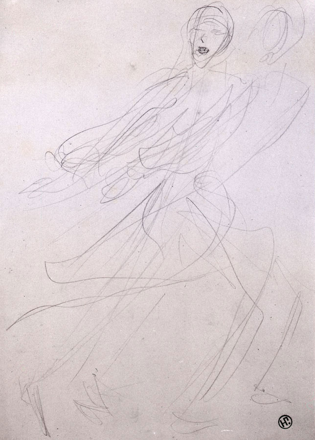 Natalia Sergeevna Goncharova - Study of a Dancer in movement